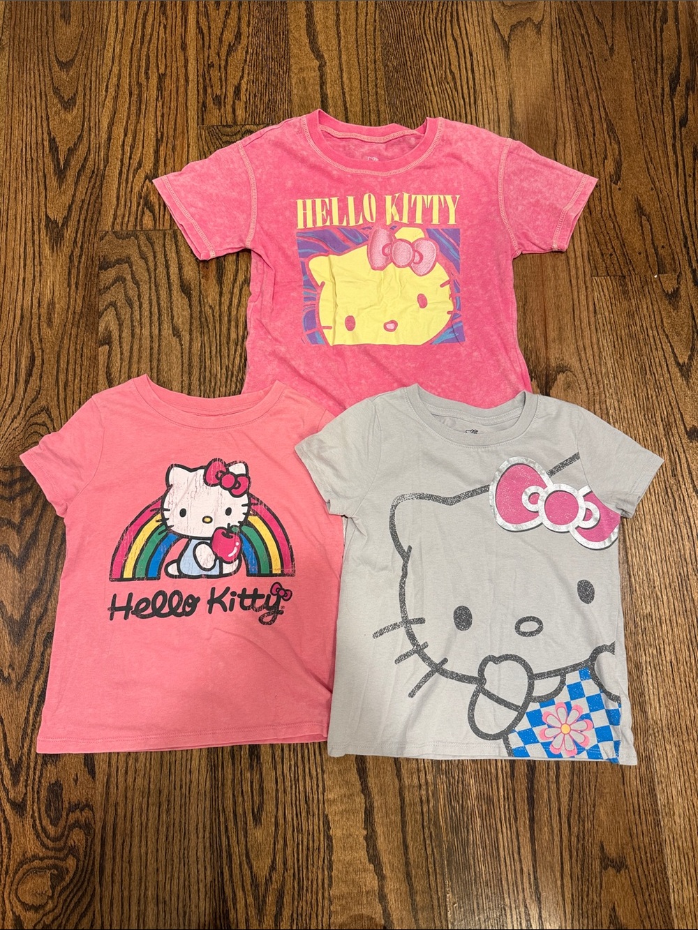 Hello Kitty Girls' Short Sleeve Tees - Set of 4